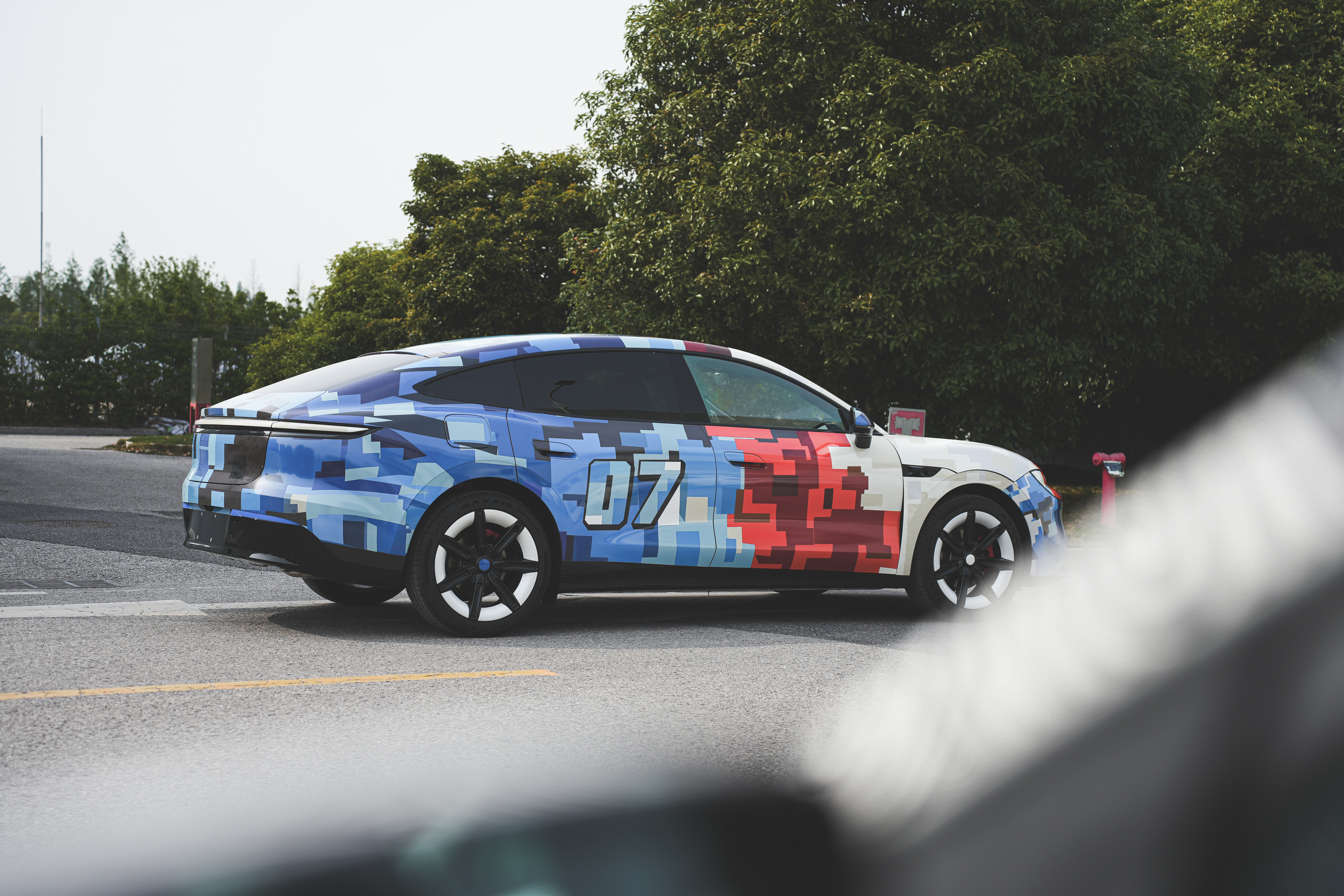 这是MG07谍照吧✨ 新车基于上汽全新新能源平台打造，瞄准20万以内市场，对标同