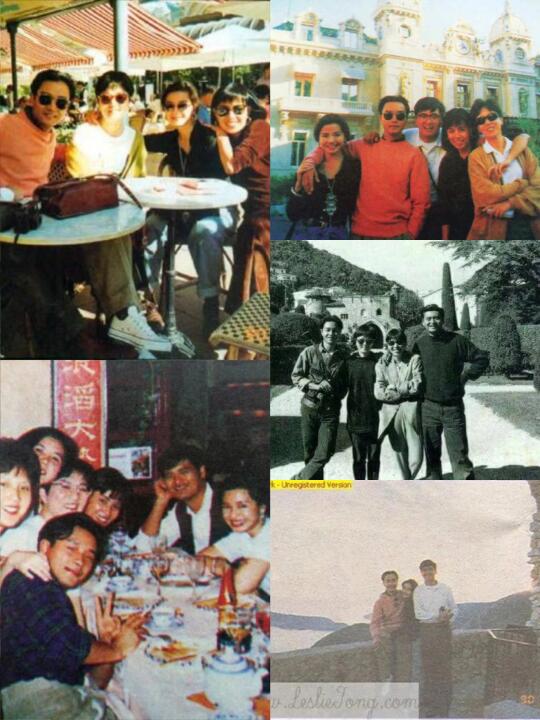 1990年10月21日，正在法国尼斯紧张拍摄的《纵横四海》剧组拥有难得...