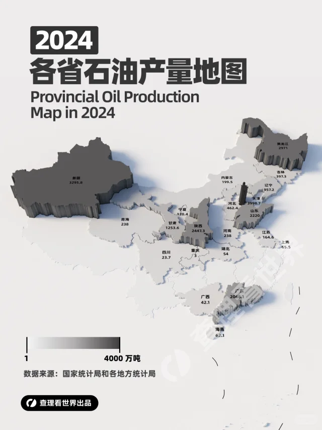天津排名第一！2024年石油产量排名出炉