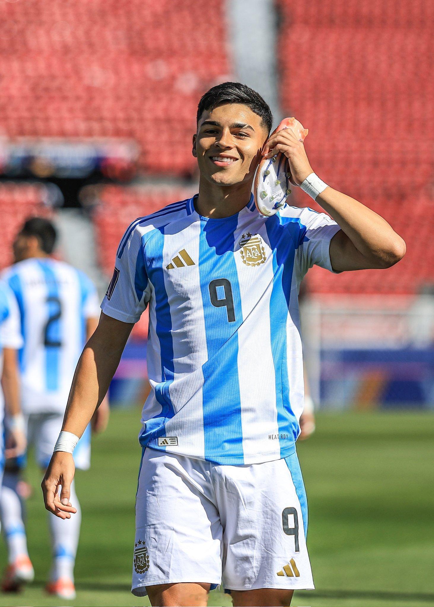 🏻🇦🇷 阿莱霍·萨尔科对阵尼日利亚的进球是阿根廷在U20世界杯历史上最快的