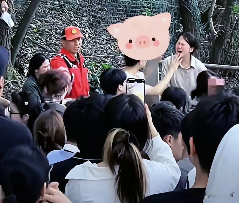 杭州北高峰这起“撞车”事件，连编剧都不敢这么下笔。

男方背着正牌女友，私下带着