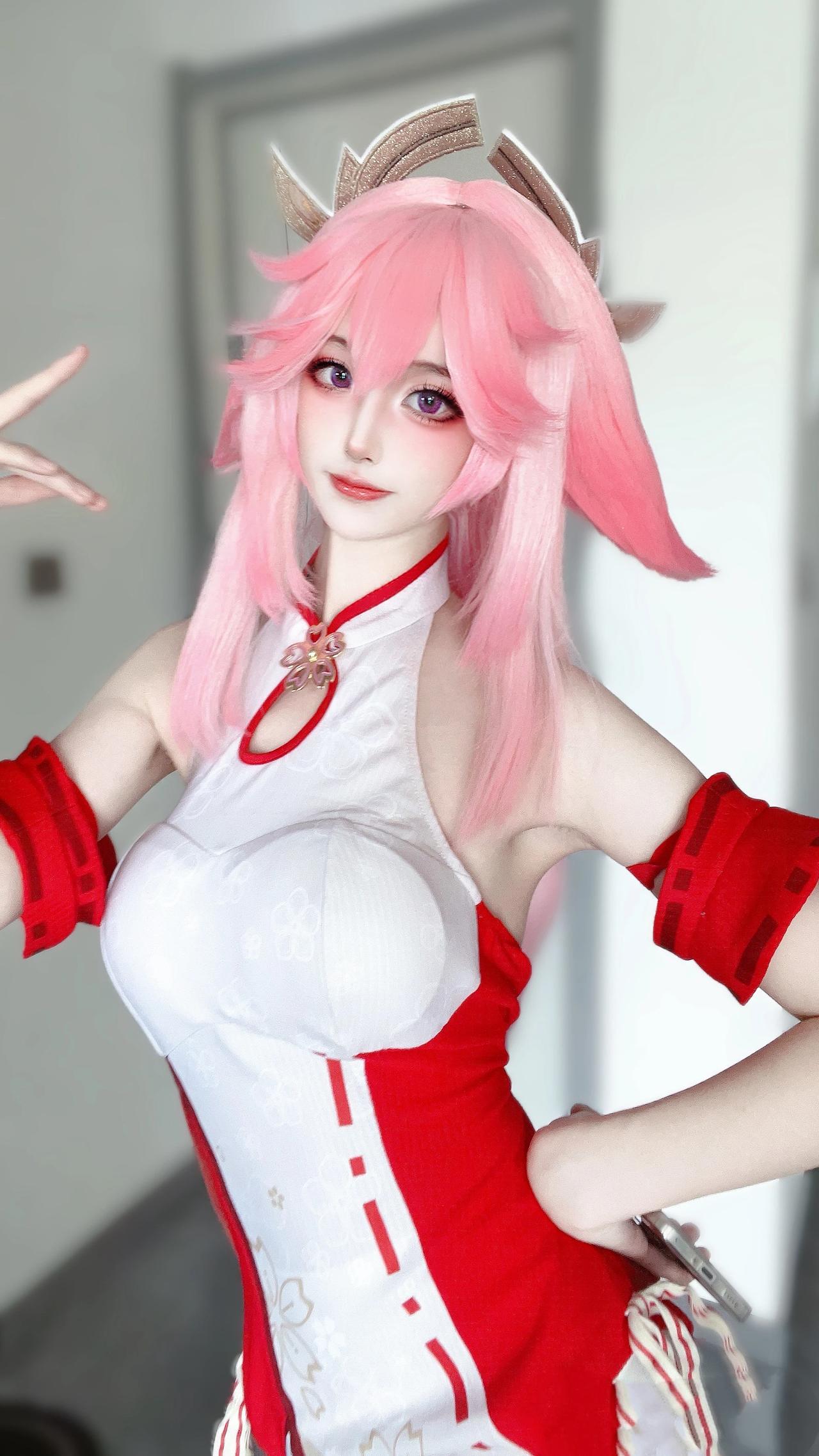 如果……，八重神子可能是不二选择！#游戏# #原神# #二次元#