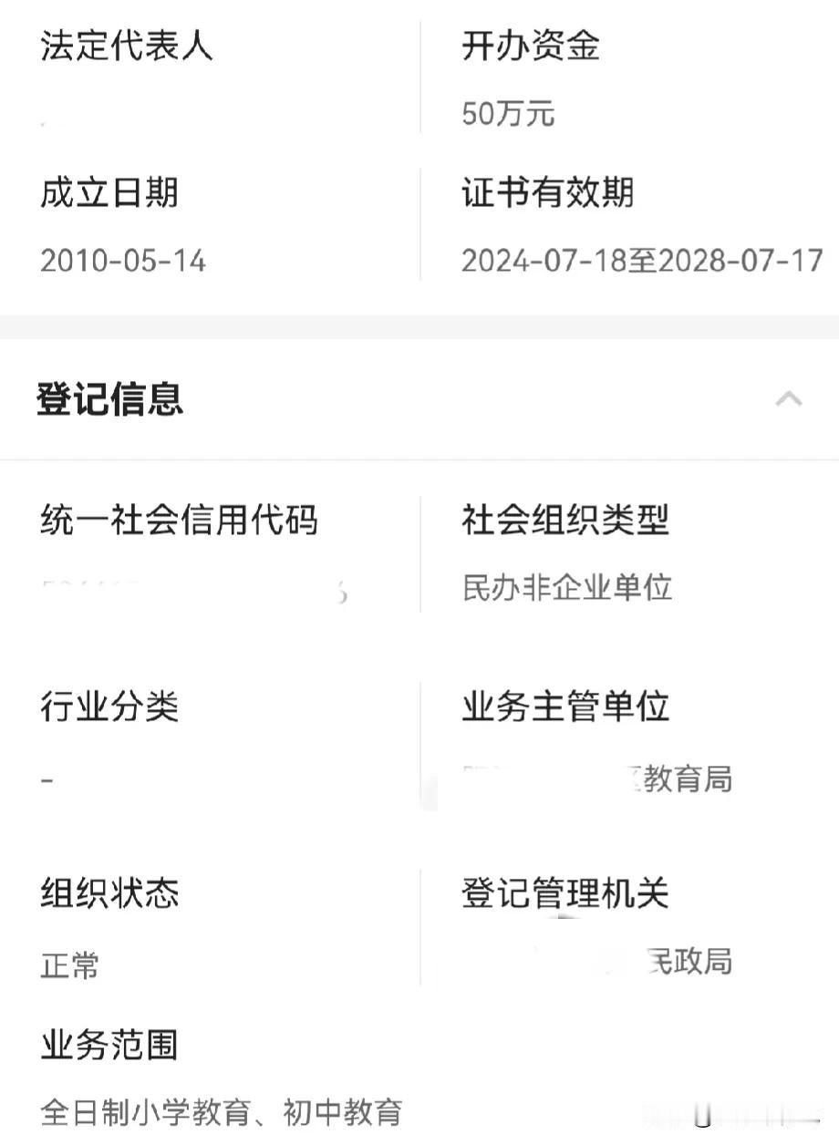 明明学校组织类型是属于民办非企业单位，这说明什么？？？这说明不归工 商管，因为它