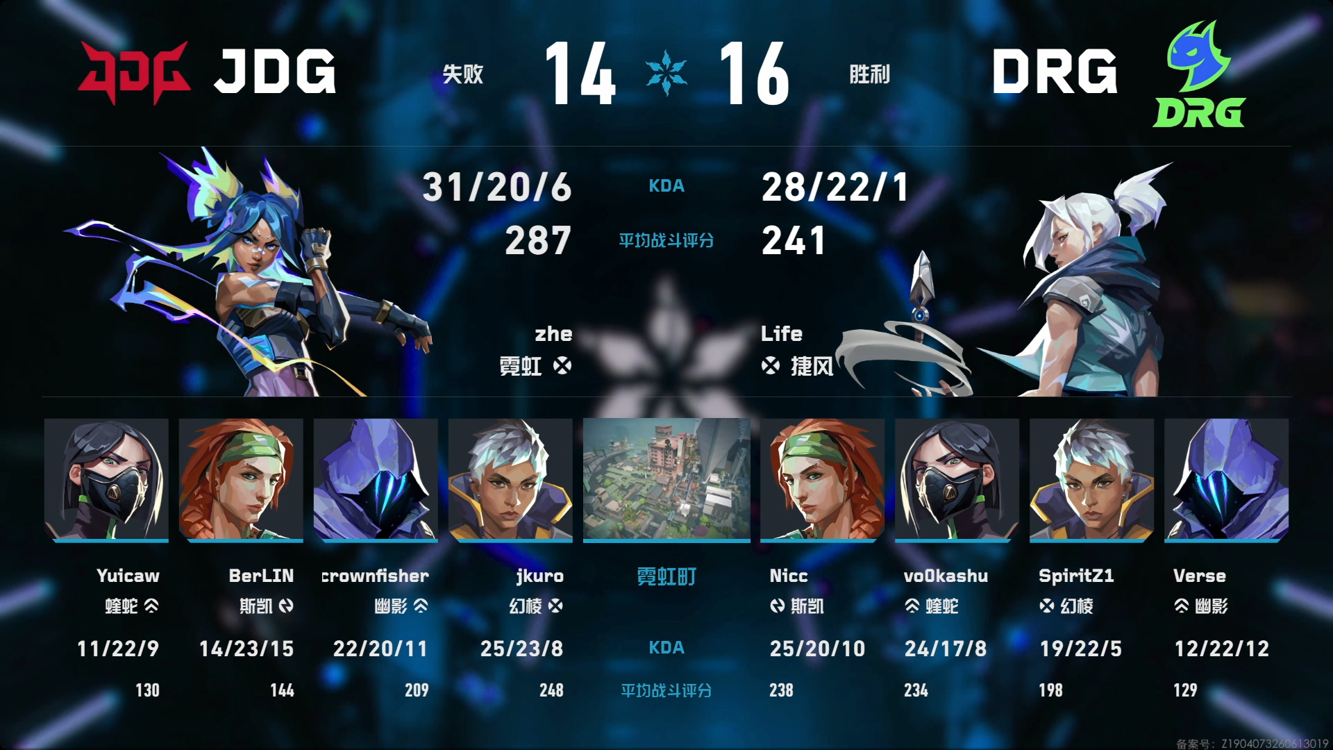 2026 VCT CN 第二赛段 | 排位赛DAY2赛果第一场 JDG 0-1 