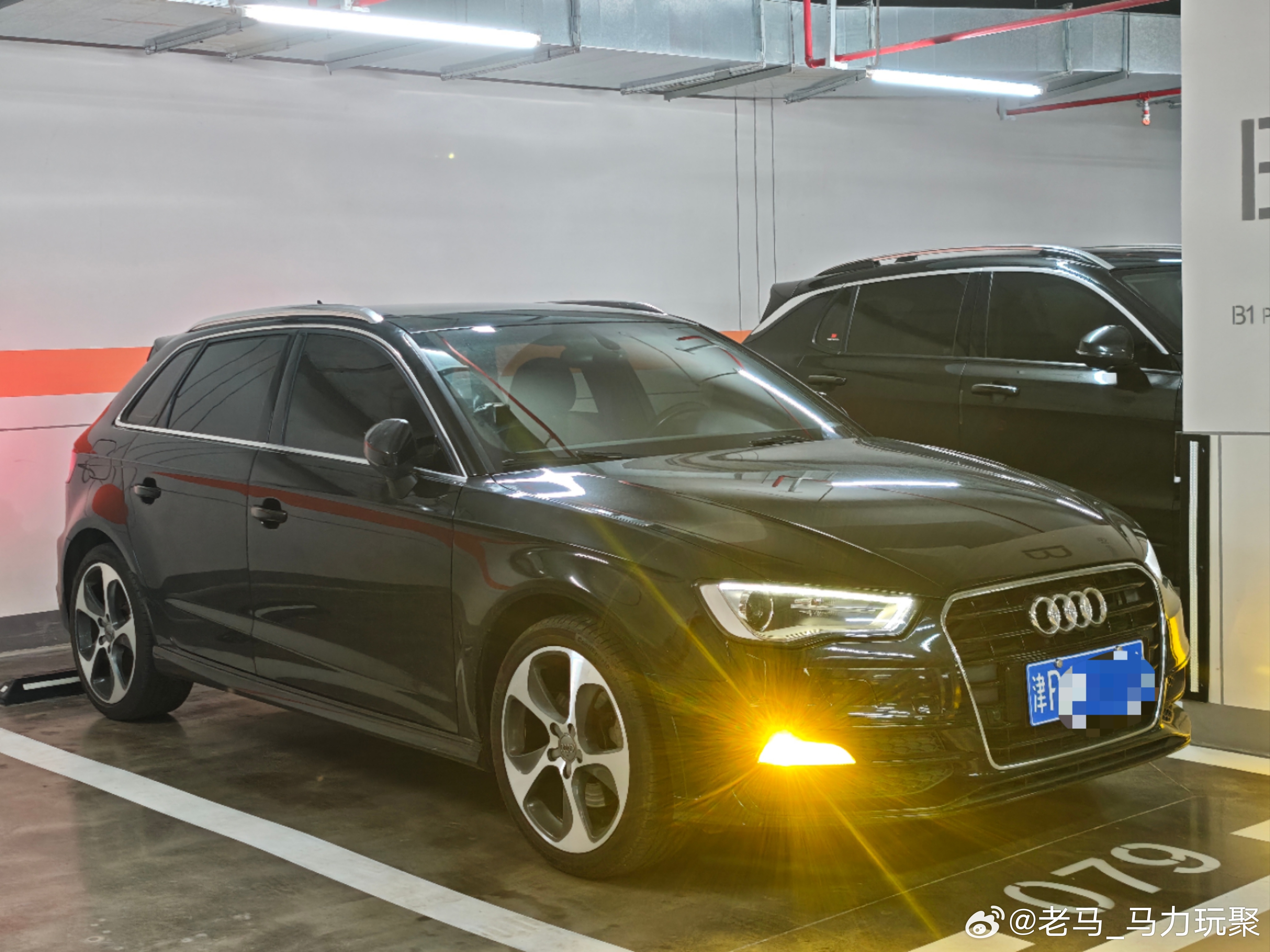 老马在路上马力玩聚 终于开上了知名车商奉总的奥迪45TFSI2.0T220匹​动