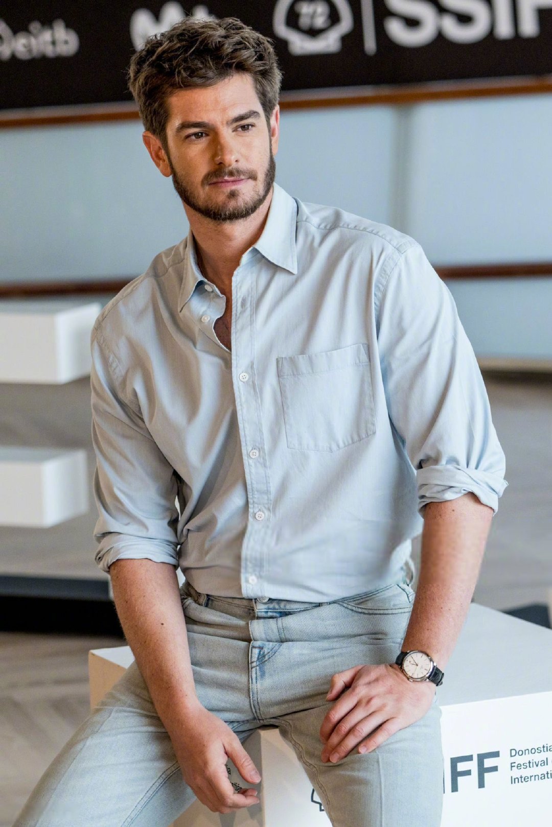 #圣塞巴斯蒂安电影节#  加菲#AndrewGarfield[超话]# 新片《我