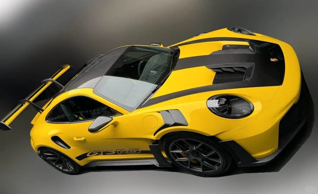 保时捷911 GT3RS 这个色好看不