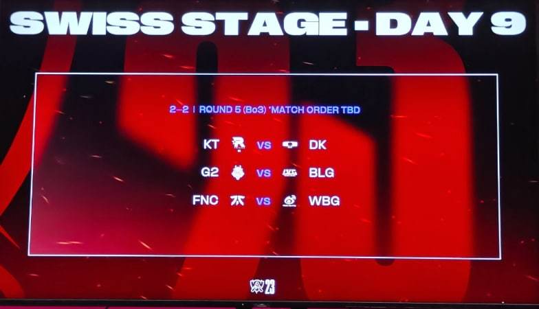 S3瑞士赛第五轮最新抽签结果[哈哈][哈哈][哈哈]KT vs DKG2 vs 