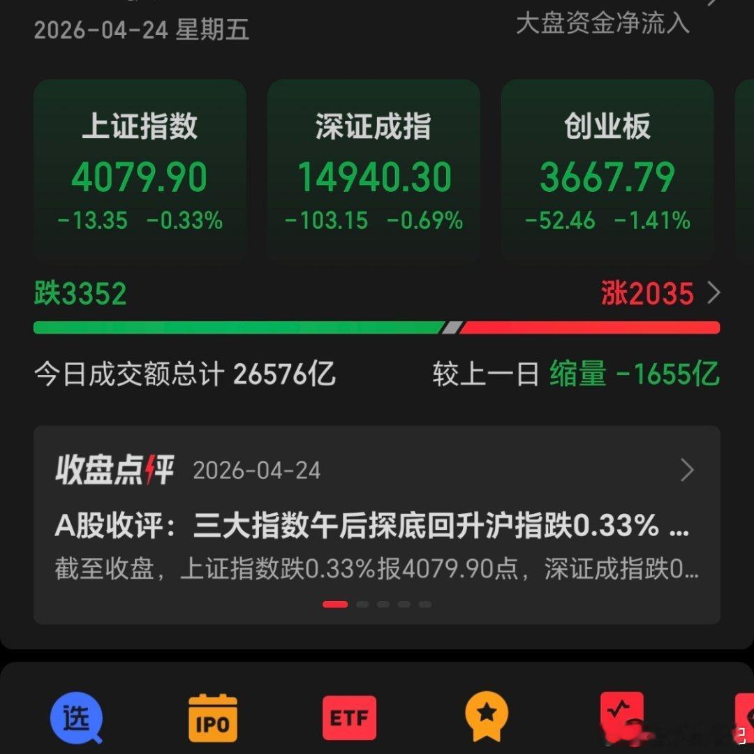 对于后天周一的A股，我只说三句话对于后天周一（4月27日）后的A股，不多分析、不