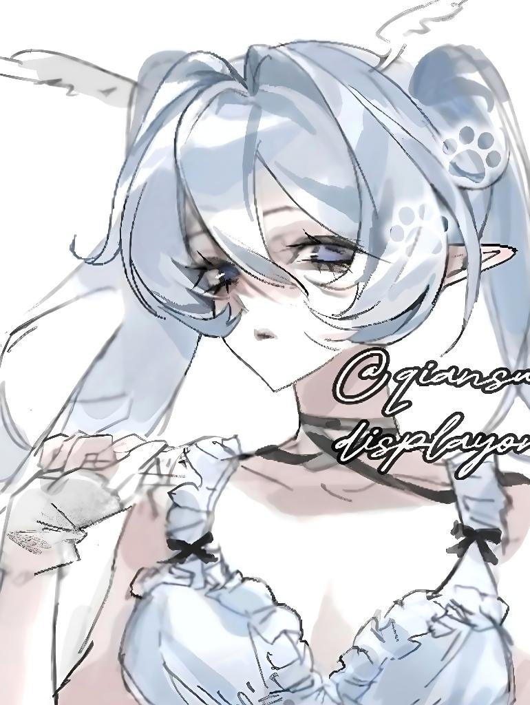 换衣半身稿件。