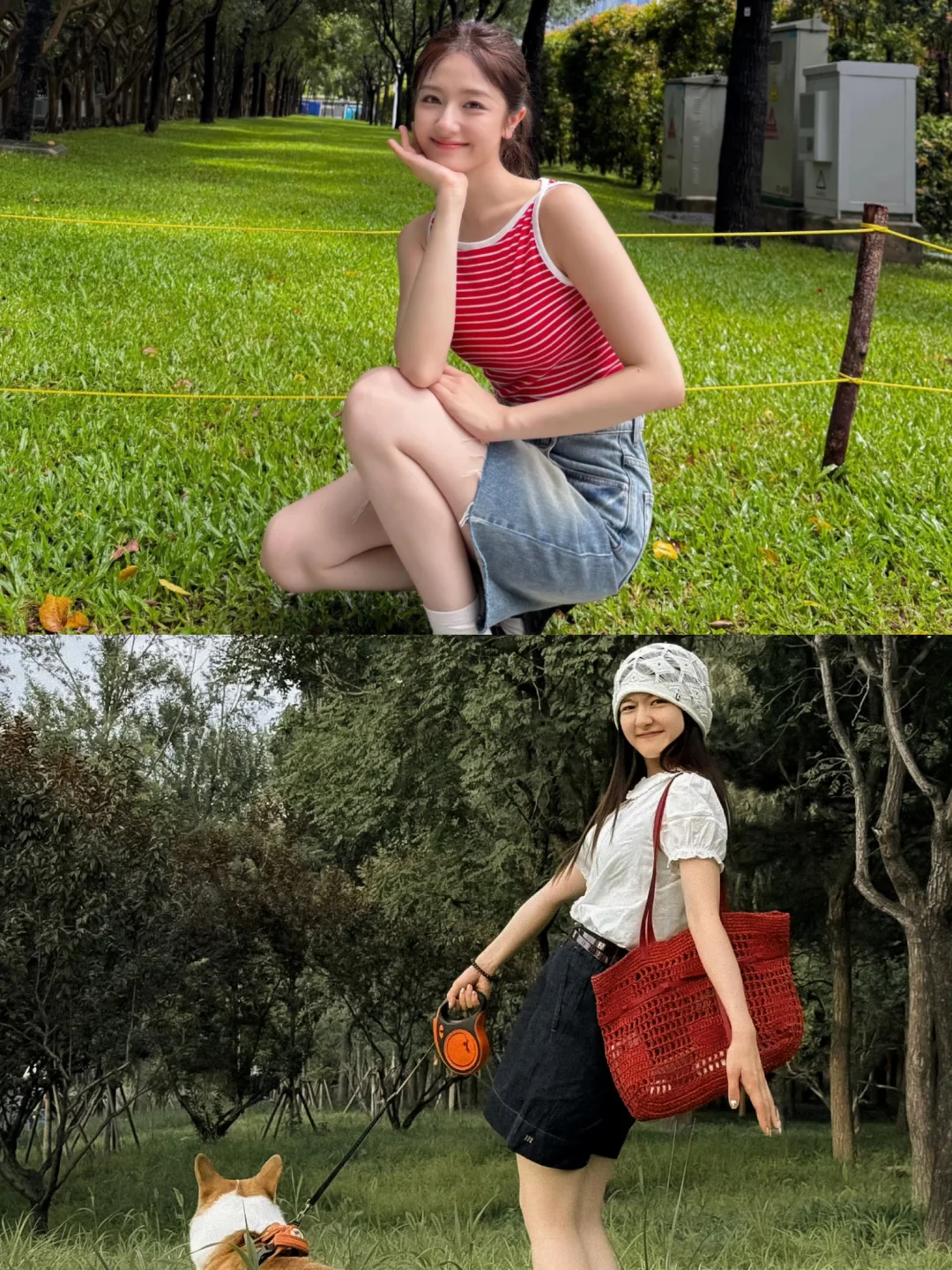 李兰迪夏日穿搭合集｜松弛感氧气少女模板