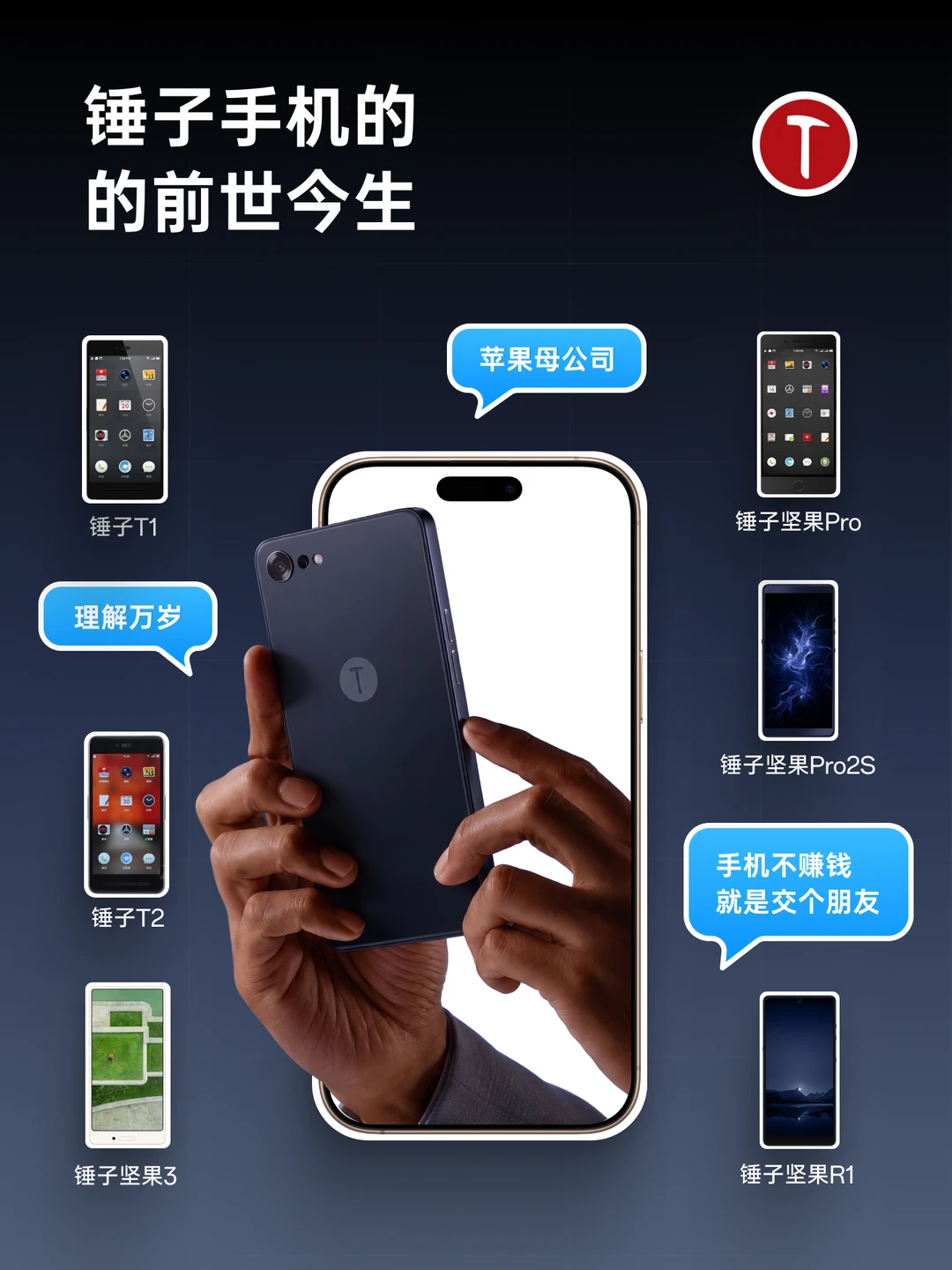 带你了解锤子（坚果）手机的前世今生