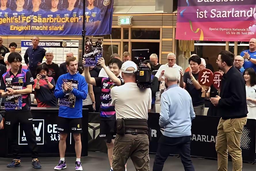 樊振东以其强大的实力，赢得了德国俱乐部的高度肯定，他不仅是中国的，更是世界的，祝