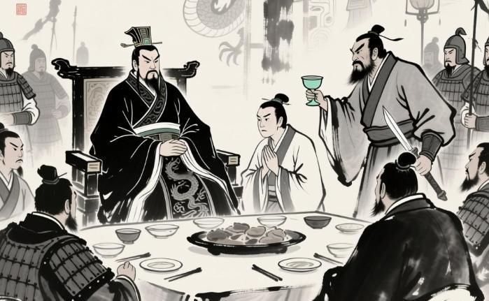 220年，孙权斩杀关羽之后，大摆庆功宴，投降东吴的糜芳正要举杯说话，东吴谋士虞翻