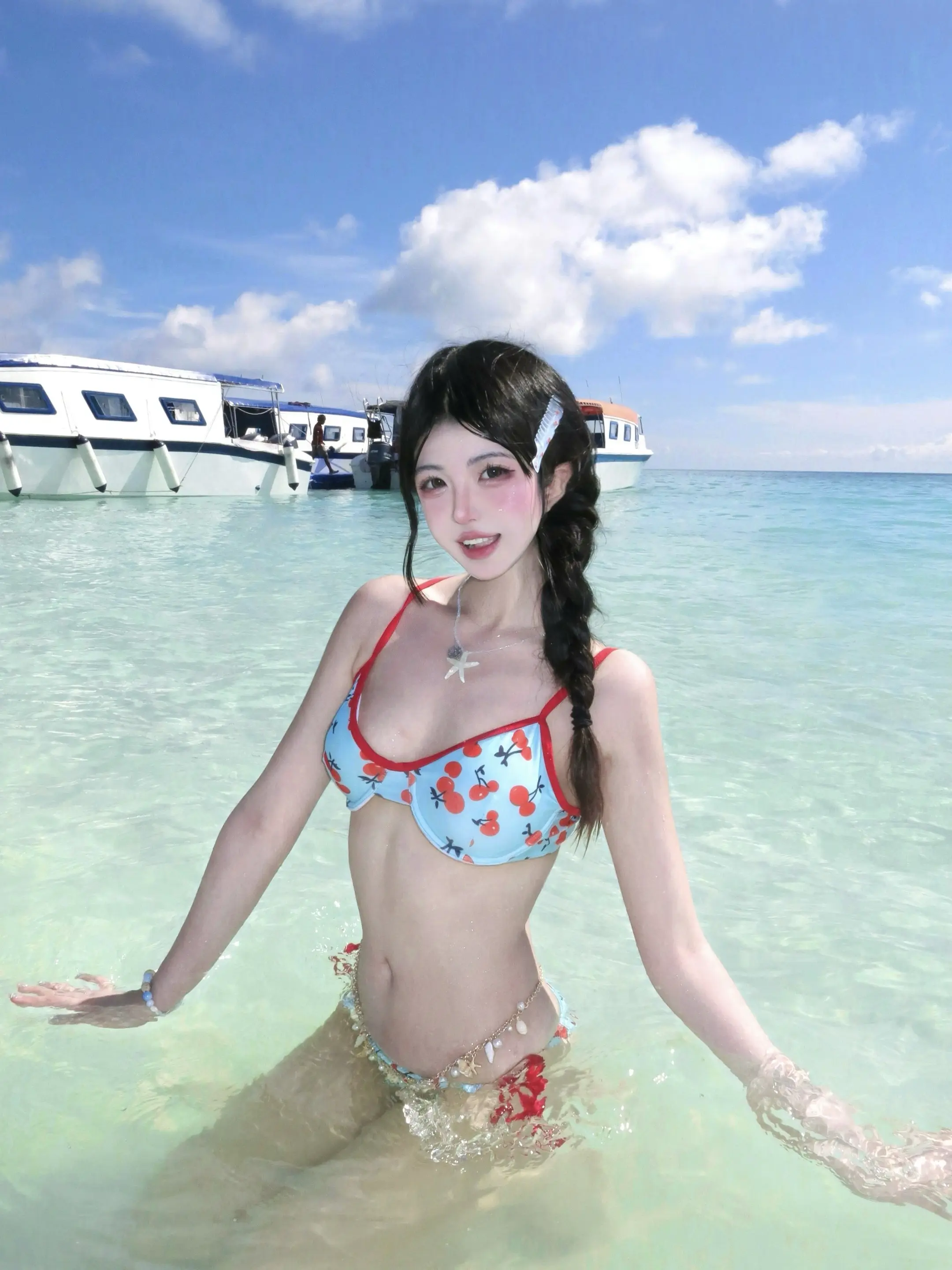 甜妹与海˖°𓇼🌊⋆🐚🫧