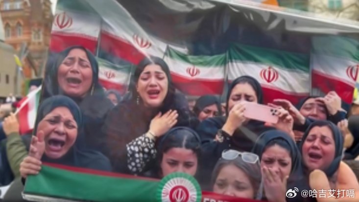 凤凰新闻【伦敦大规模集会反差明显：上万人挺伊朗，数百人挺美以】当地时间15日，一