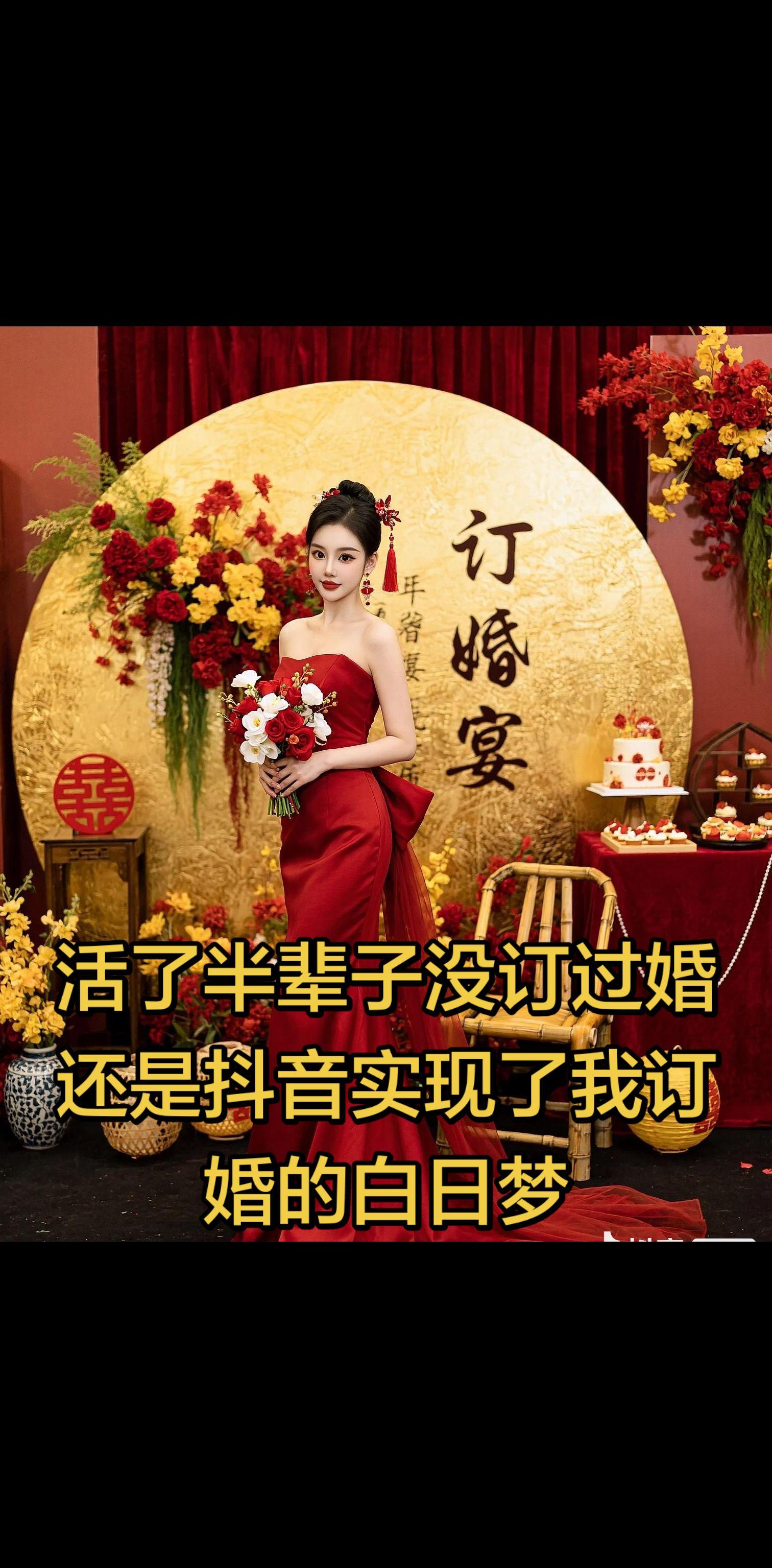 哈哈，活了半辈子没订过婚 最后还是让我享受了这个过程 白日梦哈哈