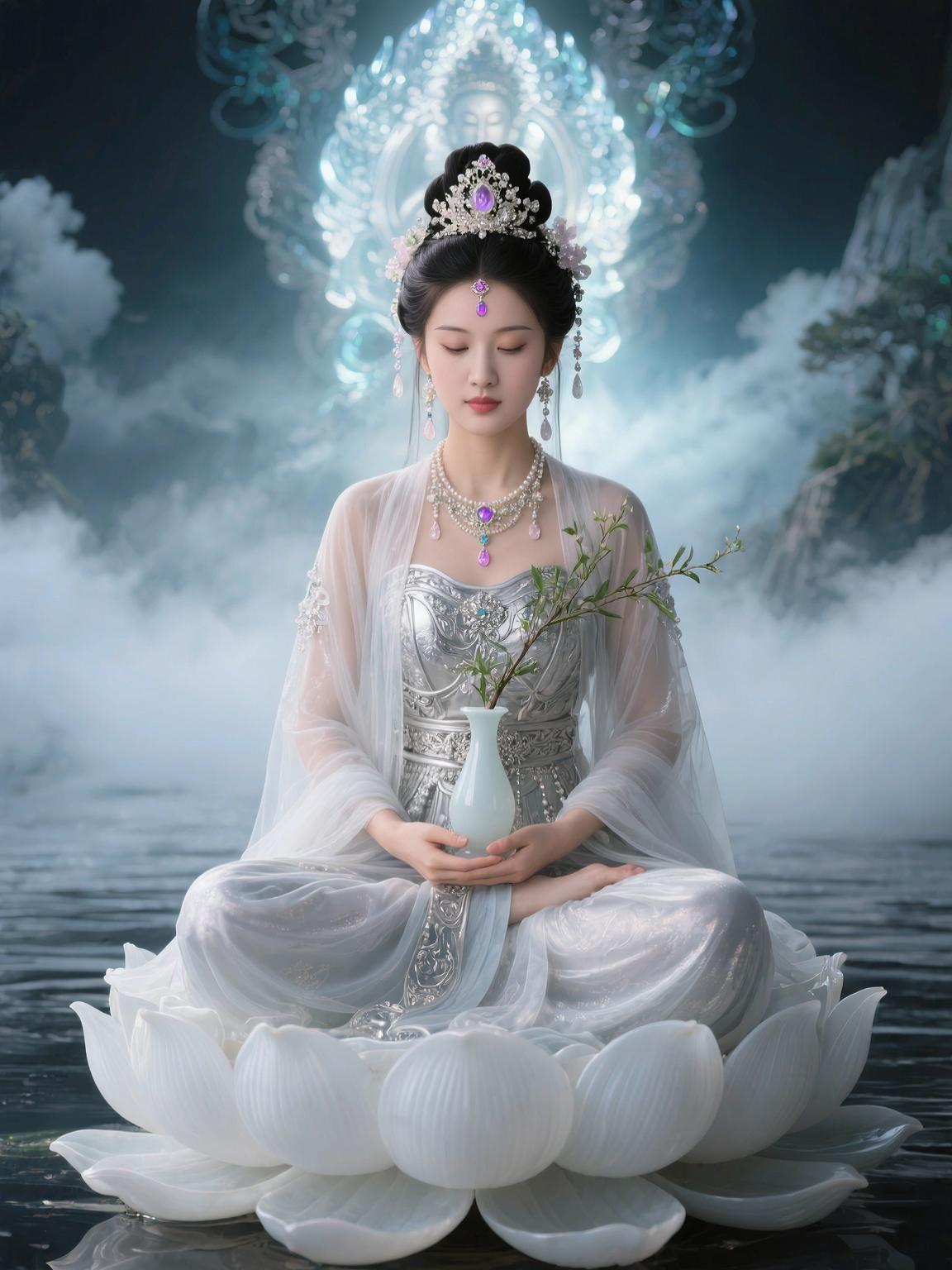 天宫菩萨写真  抖音ai创作