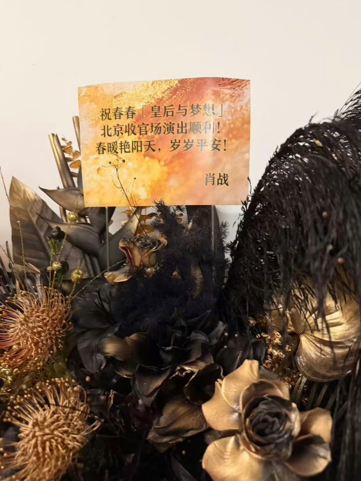 肖战祝李宇春北京收官场顺利 肖战给李宇春演唱会送花篮啦好漂亮！！！ “北京收官场