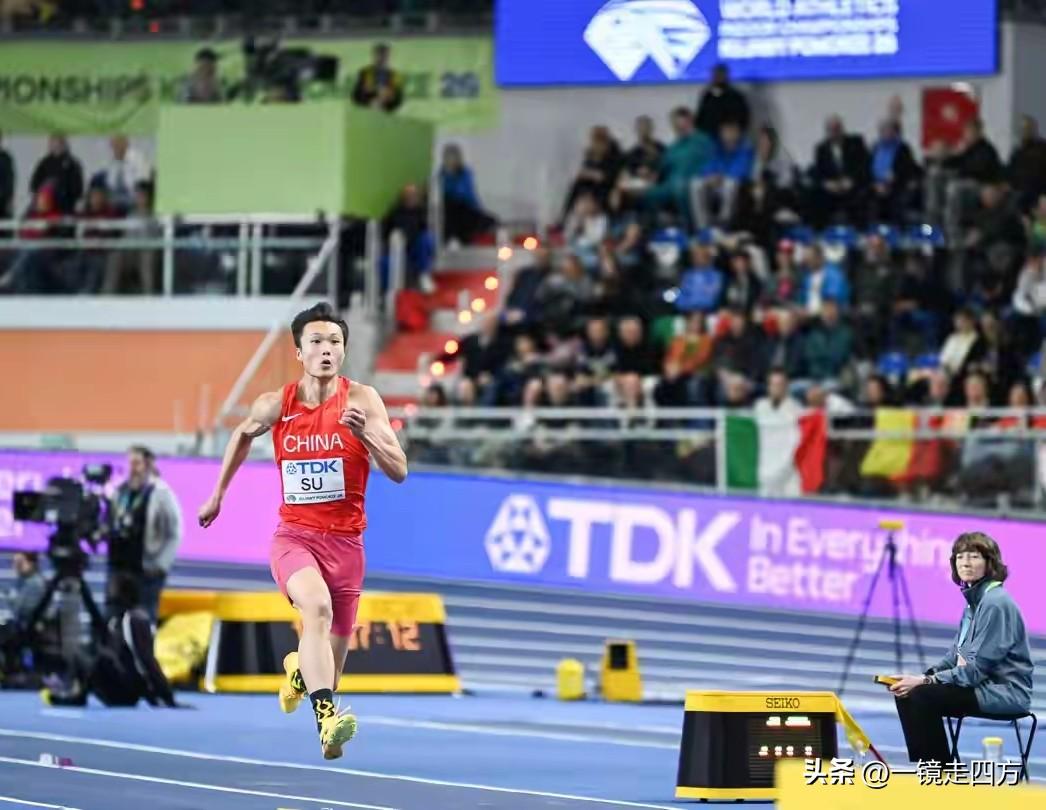 在波兰托伦举行的世界田联室内锦标赛结束了男子三级跳远决赛，出生在古巴的意大利运动