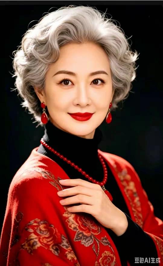 岁月匆匆，不败美人。
徐娘半老，风韵犹存。
心若年轻，岁月不老。
嫣然一笑，万般