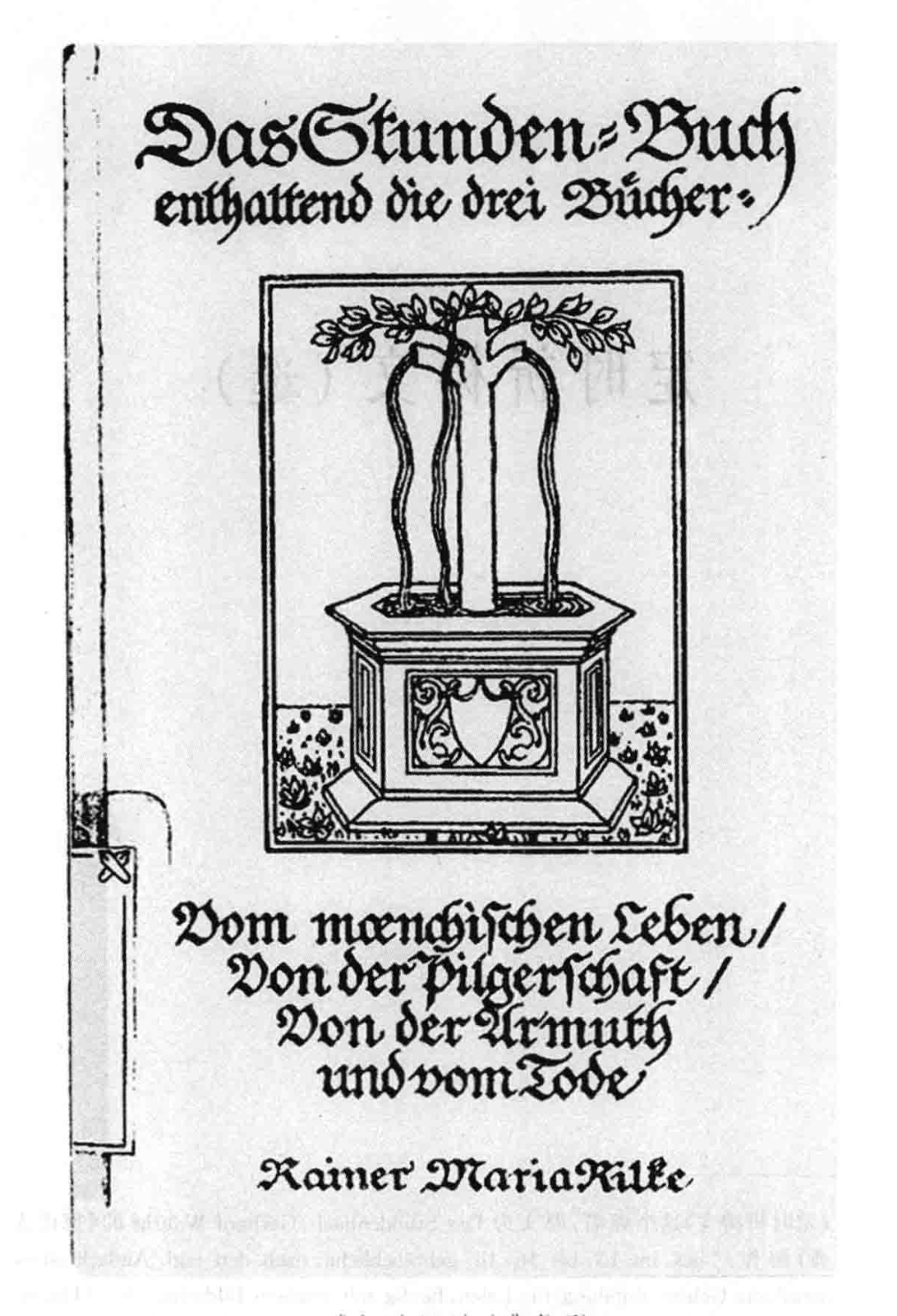 里尔克《时祷书》（Das Stunden-Buch）书影vom mönchisc