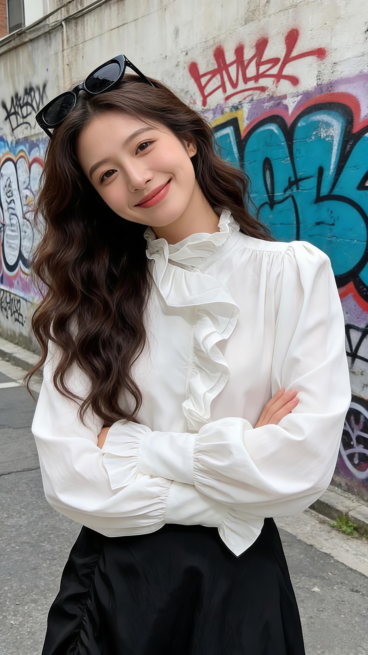 我的春日甜美ootd 衬衫韩系穿搭穿搭气质穿搭