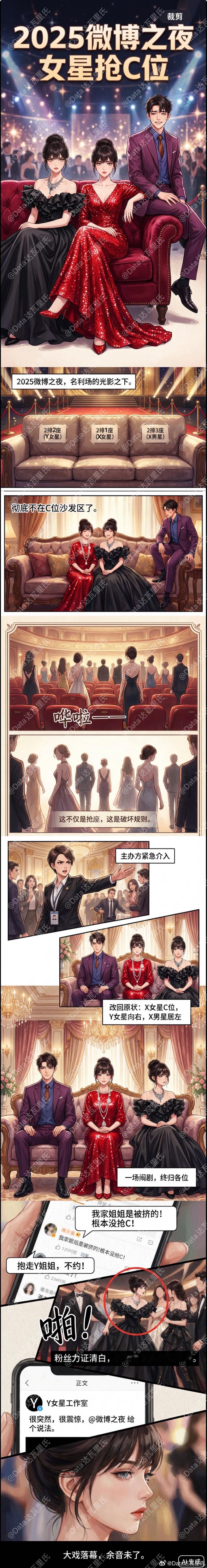 微博之夜座位 很突然，很震惊，很无奈 