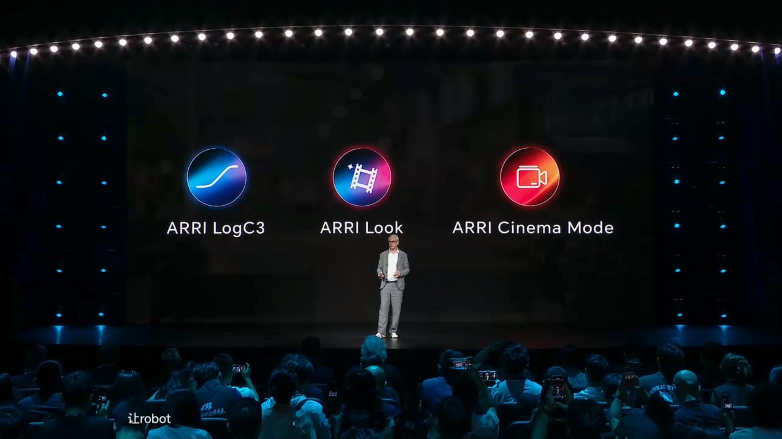 荣耀和 ARRI 阿莱合作的三大核心成果：ARRI LogC3（阿莱 Log 曲