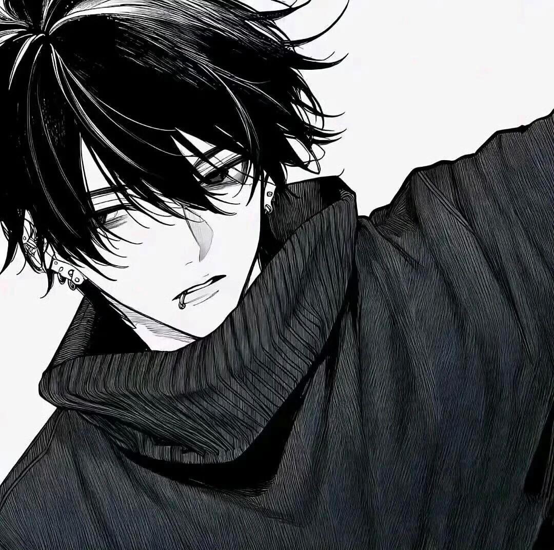 𝐒𝐇𝐀𝐑𝐄｜权威黑白男头ins风｜动漫头像｜动漫男头｜酷帅头像 