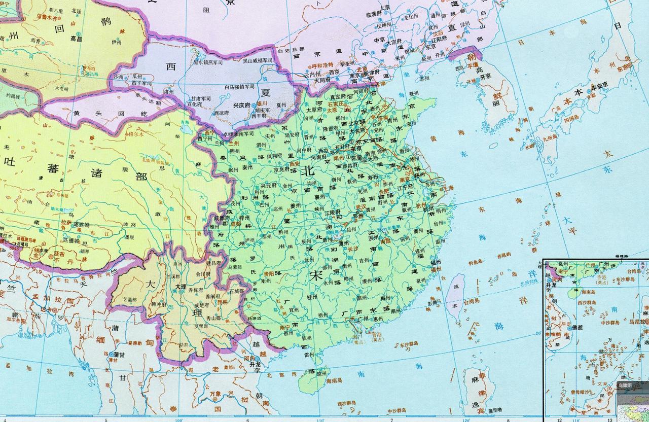 都说北宋弱，感觉确实弱。
不过弱总比没有强。
五代，后梁、后唐、后晋、后汉、后周