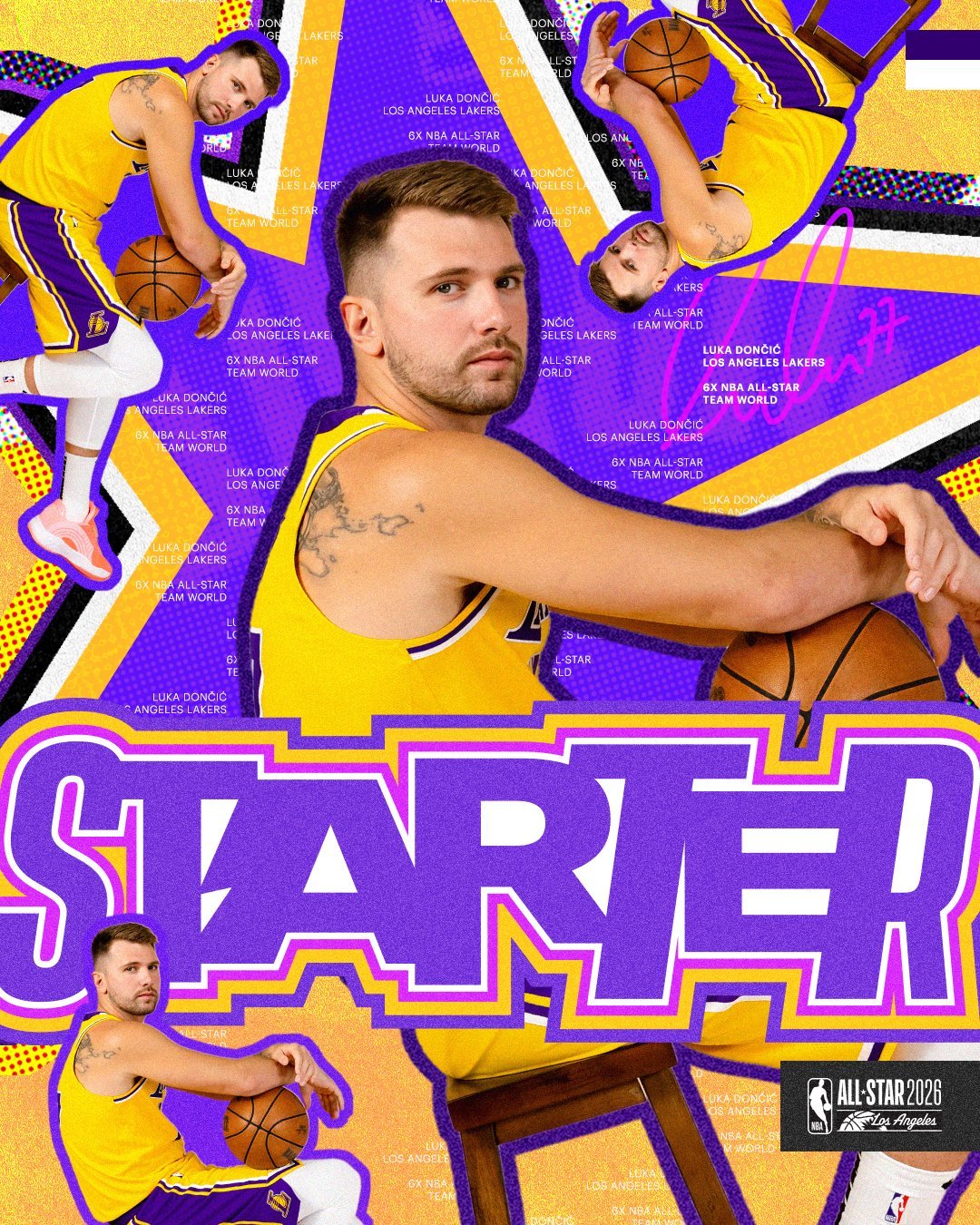 祝27岁生日快乐🎂东契奇洛杉矶湖人