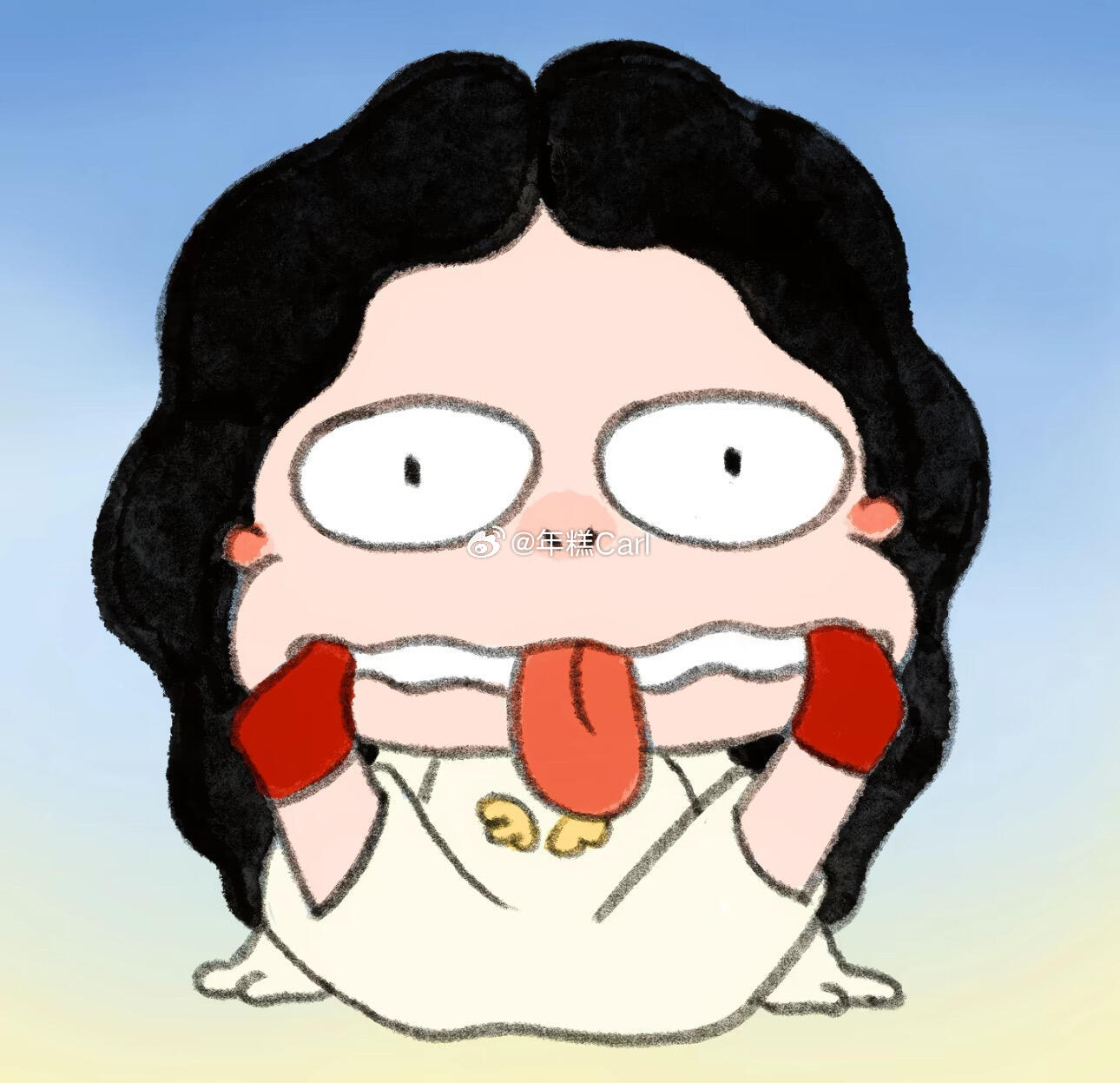 这三个头像好可爱啊啊！ 