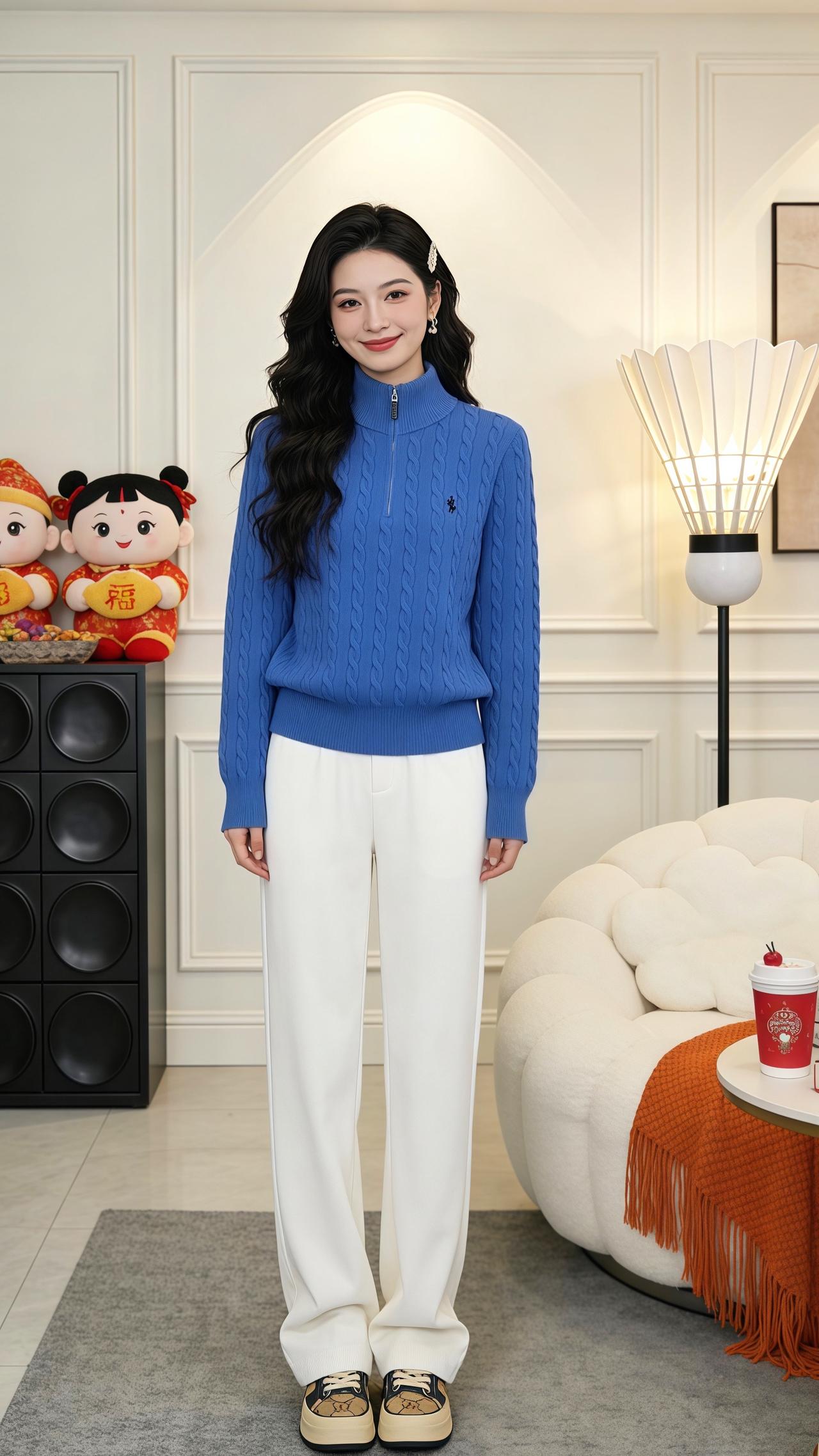 秋冬新款加厚保暖 洋气减龄谁穿谁好看面料柔软舒适