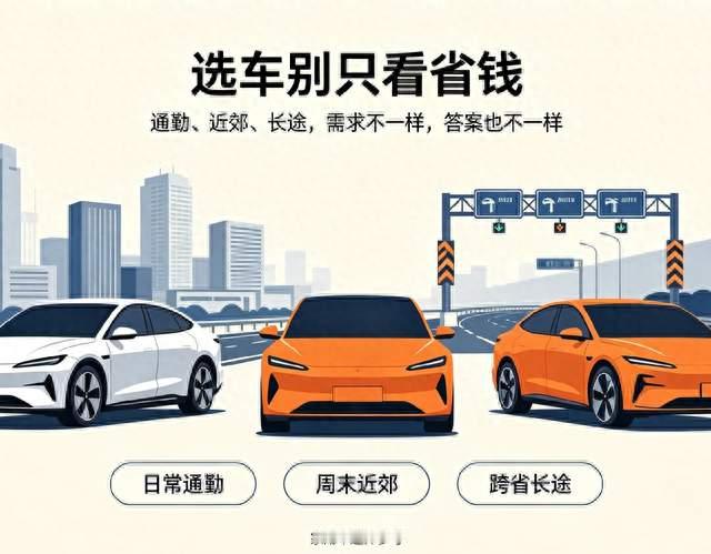 国庆跑600公里长途，看透油车电车差距