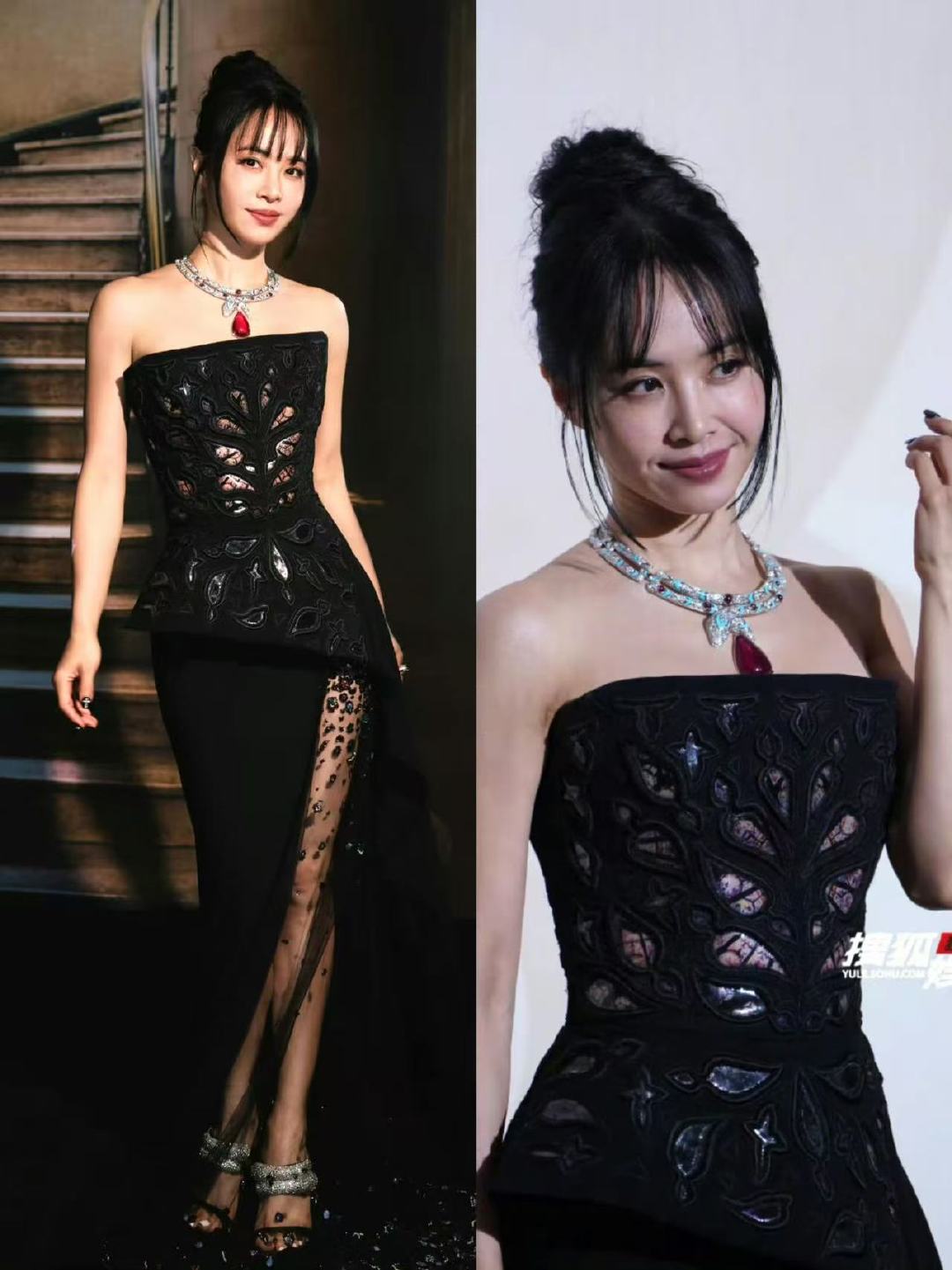 蔡依林灵蛇项链蔡依林灵蛇红宝石项链 好闪好美😍 ​ ​​​