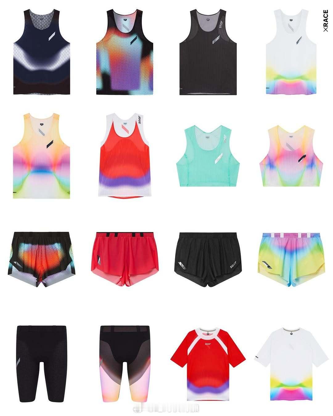 SOAR 2025新一季的竞速服装产品。漂亮，看渣马的照片好像不少人穿 SOAR