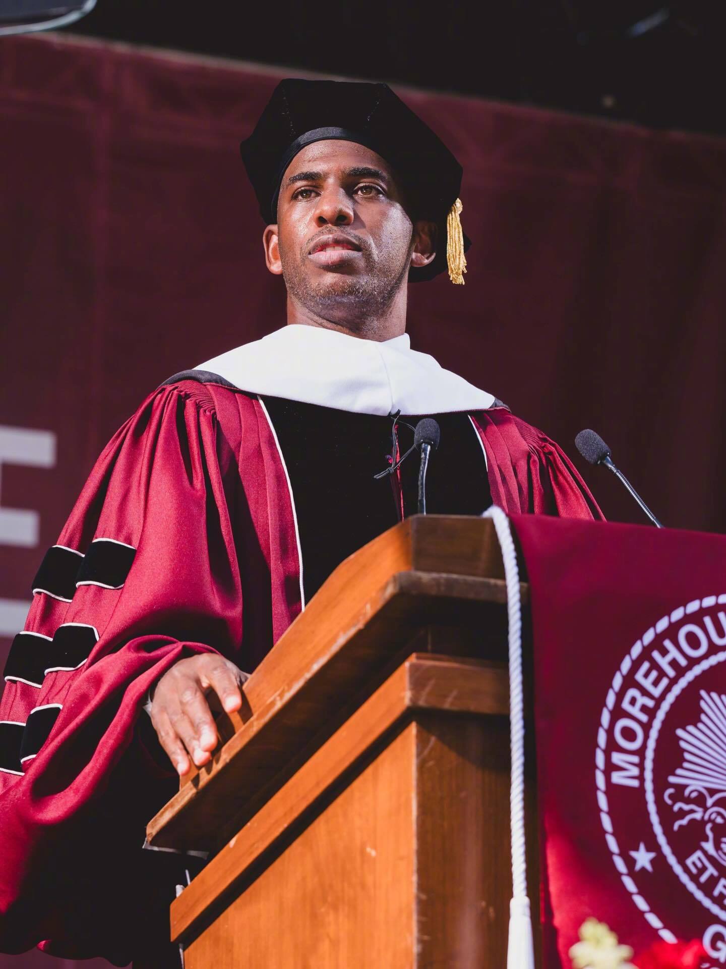 新身份解锁 Call me Dr. CP3 now 🎓 NBA克里斯保罗CP3