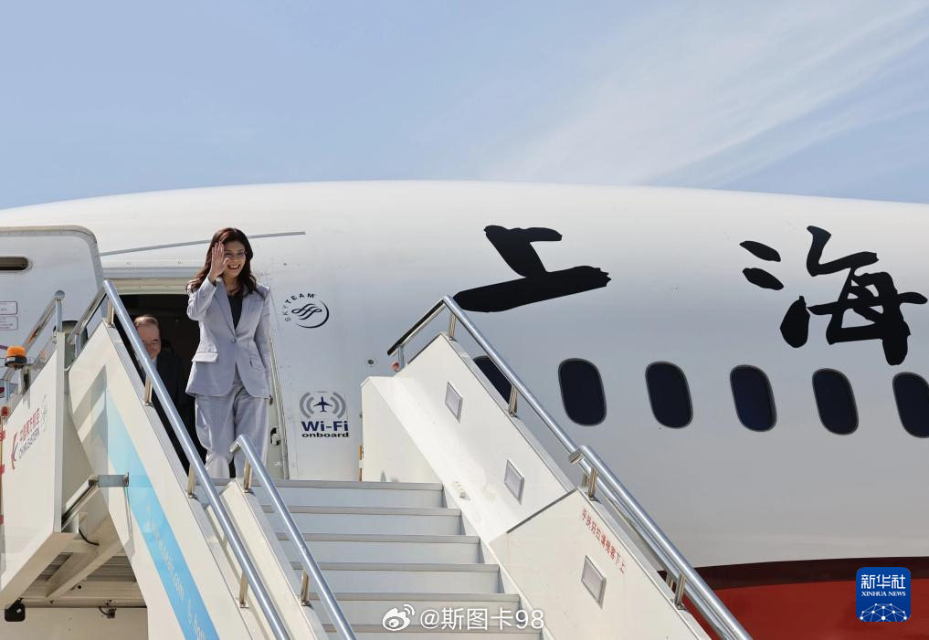 郑丽文率团抵达 台北-上海-南京-上海-北京-台北，一共五天 