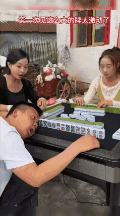 乐极生悲喽？
对胡还清一色，大胡啊！天爷爷地奶奶，苍天啊？咕噔一下，血往上涌置顶