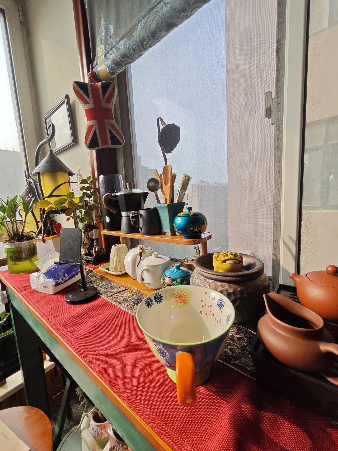 退休生活——喝茶，看书

  十点以后，我就开始了我的休闲时光，喝茶、看书、听音