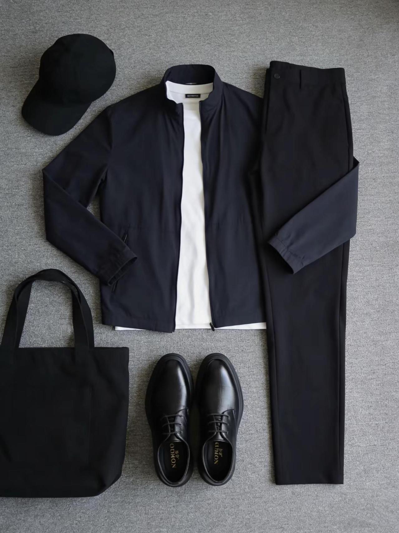 成熟稳重的男生商务休闲穿搭。商务休闲 通勤穿搭 简约穿搭 男生穿搭