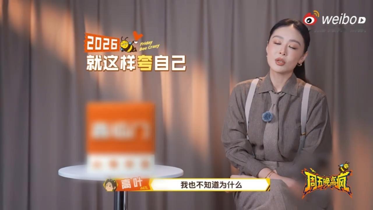 高叶说自己是内秀型高叶的反差萌我真的服了！自曝内秀型，还疑惑咋被发疯综艺盯上🤣