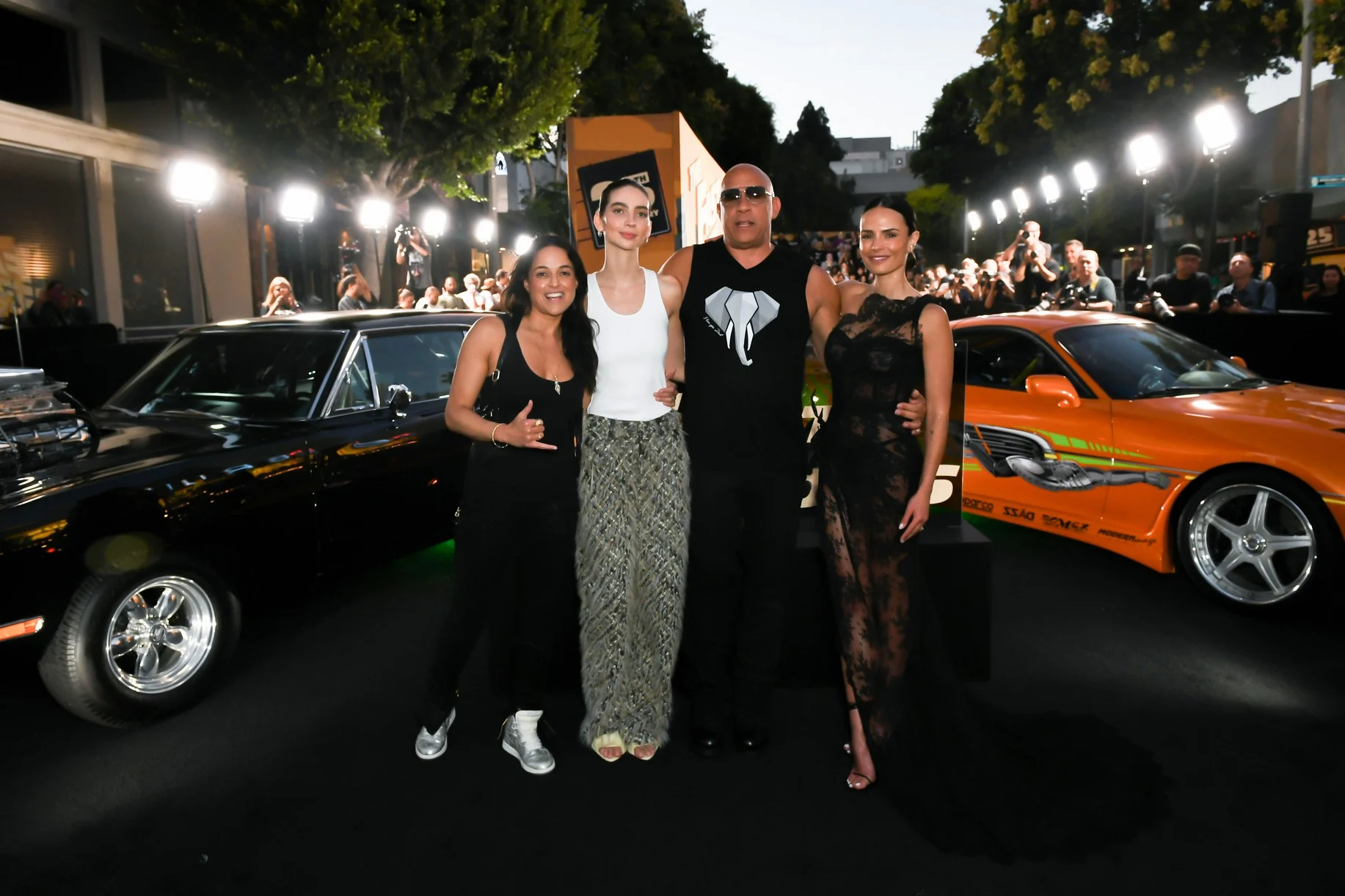 Vin Diesel, Michelle Rodriguez, Jordana 