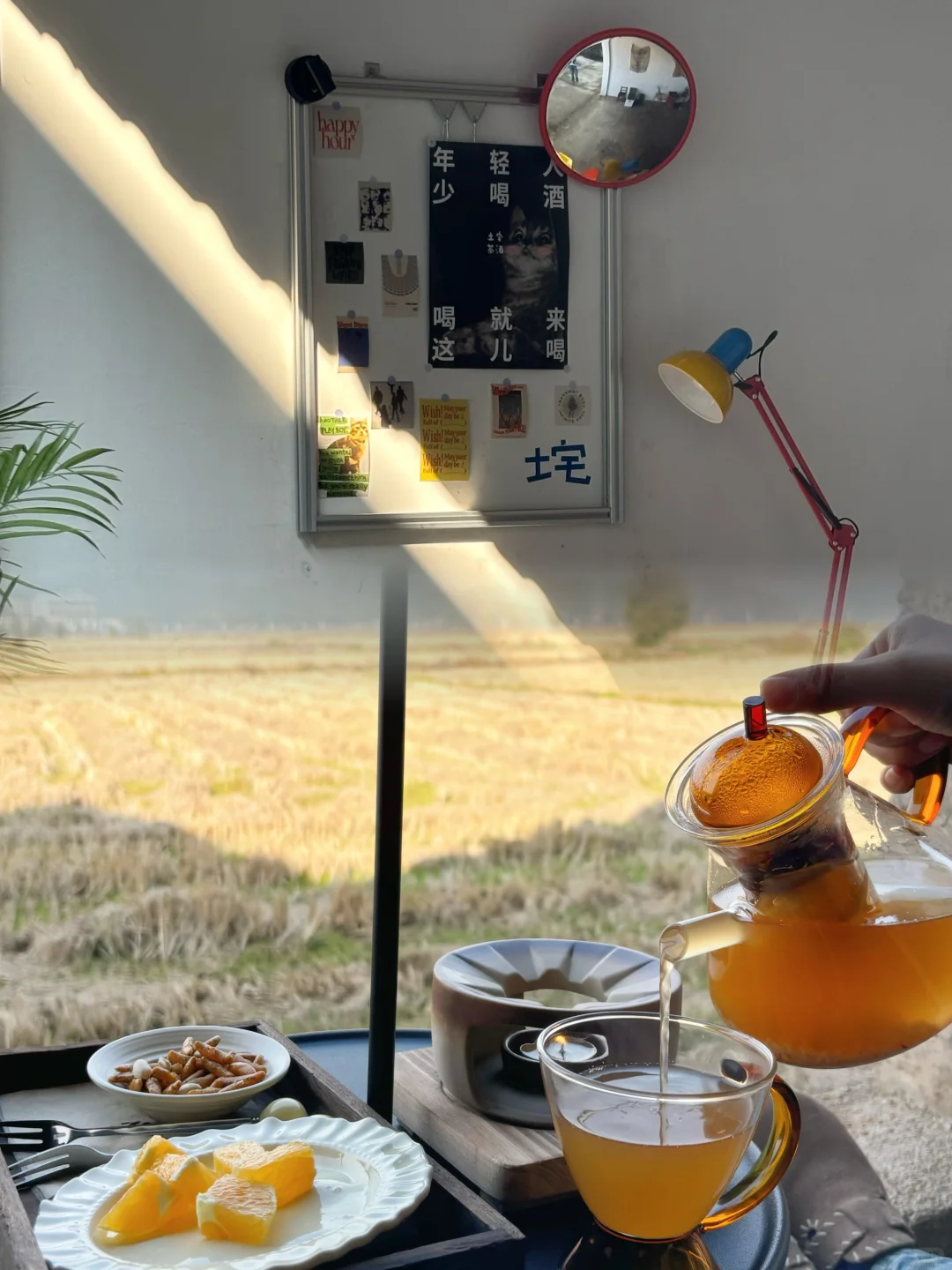 这里不是大理 是景德镇 开在麦田的茶酒馆
