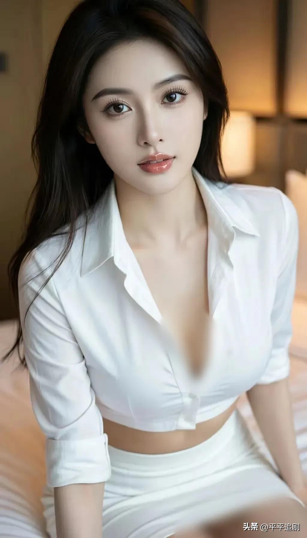 白衬衫的利落与温柔，在光影里勾勒出恰到好处的心动。
气质通勤白衬衫 职业气质衬衣