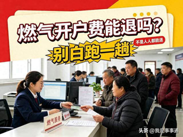 全国退费约3.01亿，但居民当年交的燃气开户费都能退吗？