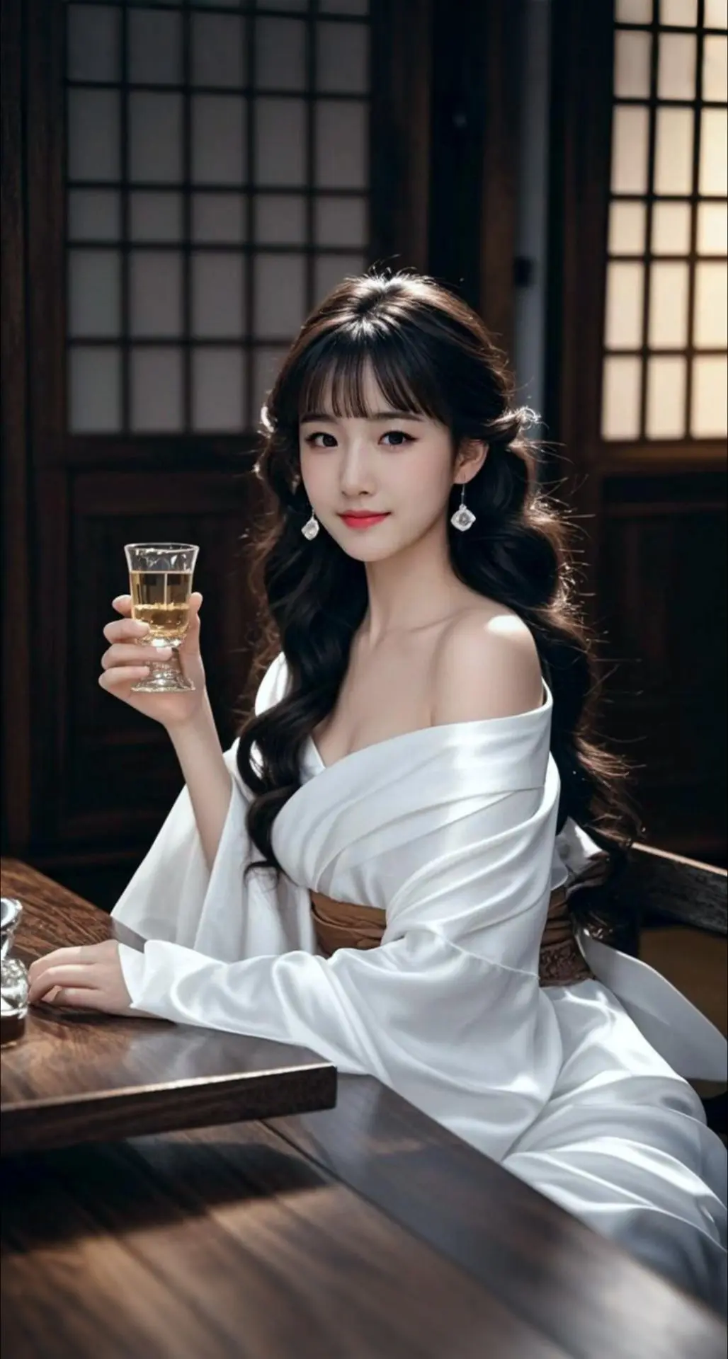 AI扩图 AI夜阑佳人