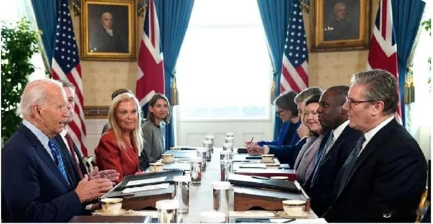 俄罗斯🇷🇺会开战吗？
美国总统拜登和英国首相斯塔默推迟了允许乌克兰向俄罗斯发