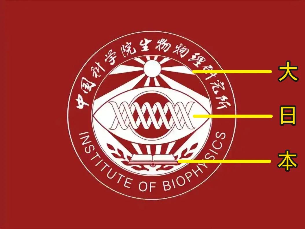 #中国科学院生物物理研究所logo#暗含【日本】?[白眼]我之前说过正常人一看就